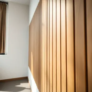 lamele drewniane w salonie