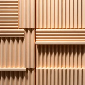 Lamele listwy ryflowane do panela 3d