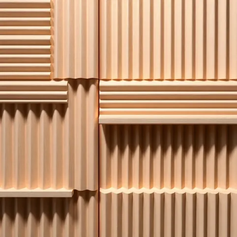 Lamele listwy ryflowane do panela 3d