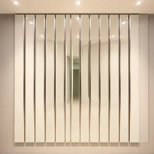 Lamele lustrzane na ścianę