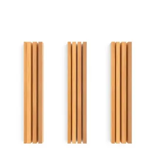 Lamele na białym tle