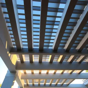 Lamele na dach pergoli