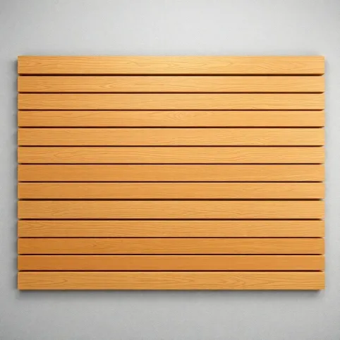 Lamele na jasnym filcu