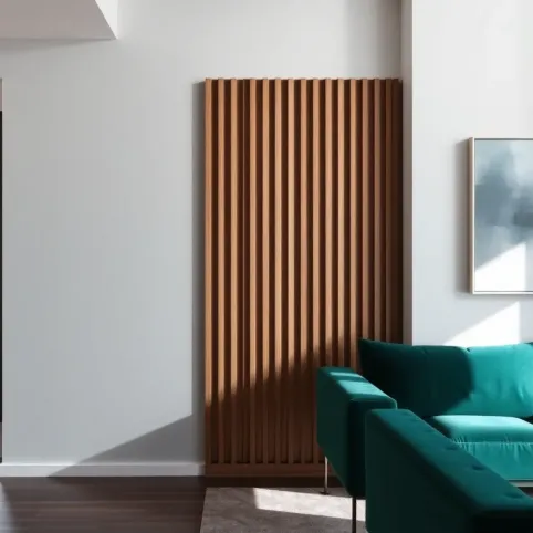 Lamele na ścianę w salonie