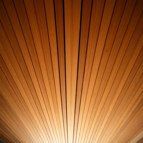 Lamele na suficie podwieszanym