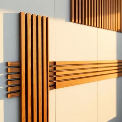 Lamele ścienne na płycie na wymiar