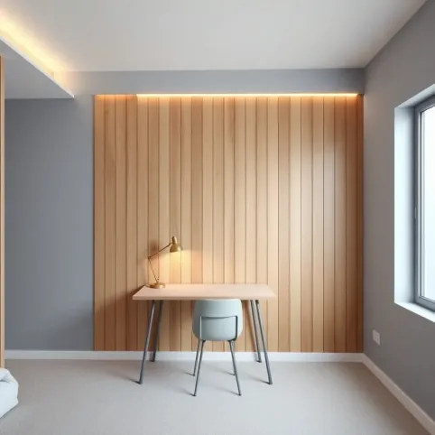 Lamele w pokoju młodzieżowym