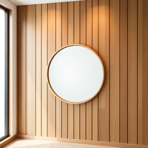 Lamele z lustrem półokrągłym