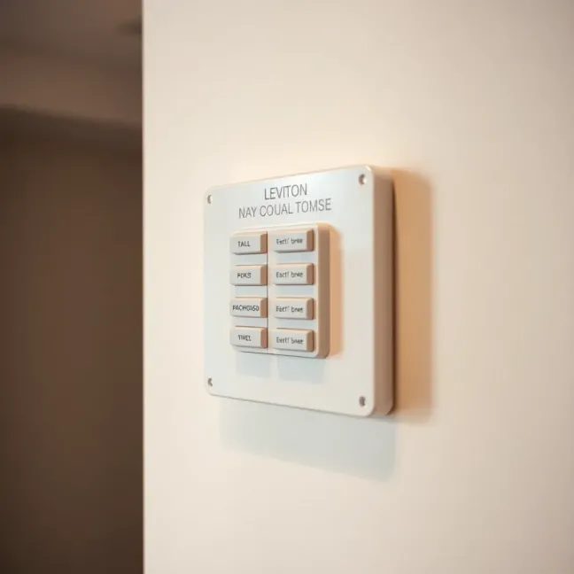 leviton lighting control panel