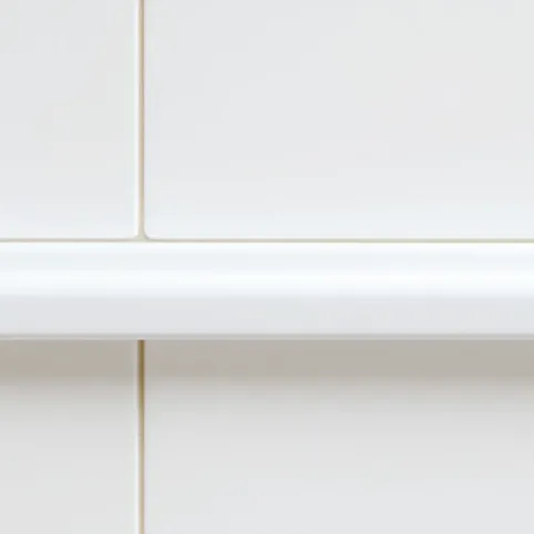 Listwa dekoracyjna do płytek biała