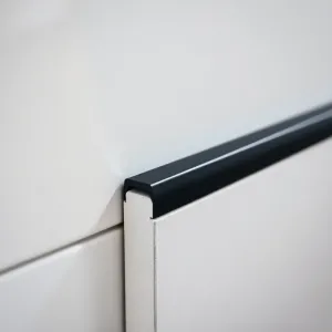 Listwa do płytek czarna 8mm