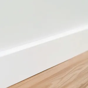 Listwa maskująca MDF biała