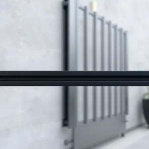 Listwa montażowa do bramy dwuskrzydłowej antracyt 400 cm