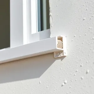 Listwa przyokienna z siatką