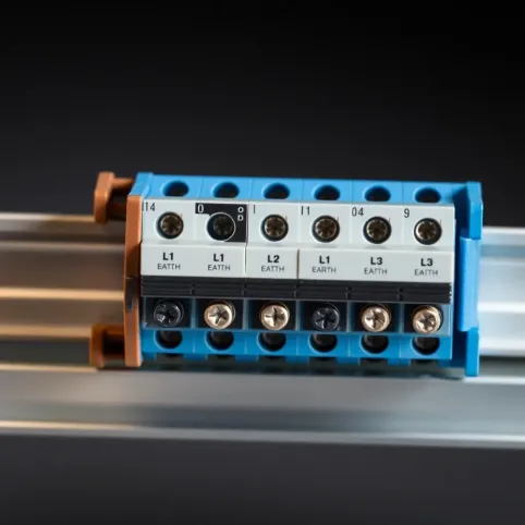Listwa zaciskowa 3 fazowa na szynę