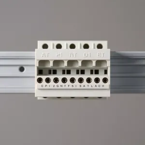 Listwa zaciskowa na szynę PE