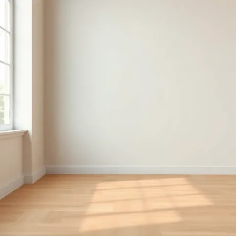 Listwy przypodłogowe w kolorze ściany