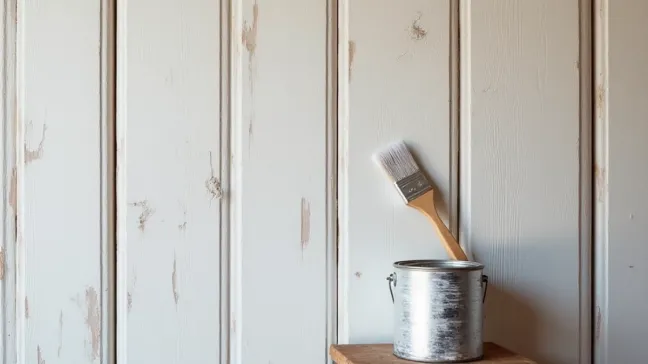 malowanie boazerii drewnianej