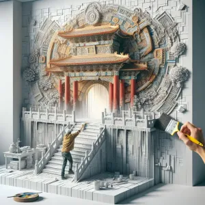 Malowanie Ścian Efekt 3D