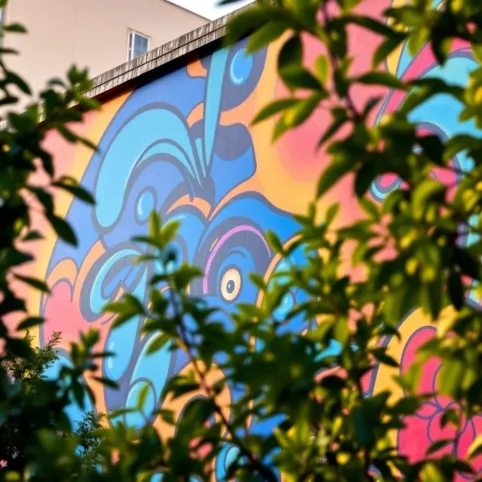 Malowidło na elewacji