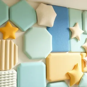 Miękkie panele ścienne dla dzieci