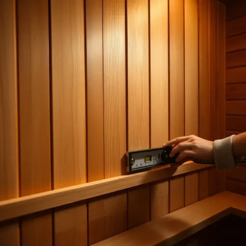 Montaż boazerii w saunie