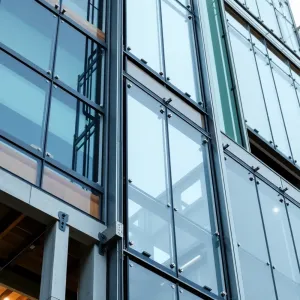 Montaż fasady słupoworyglowej