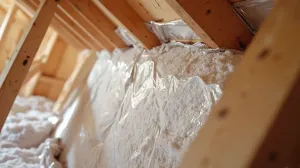 Montaż folii paroizolacyjnej na poddaszu