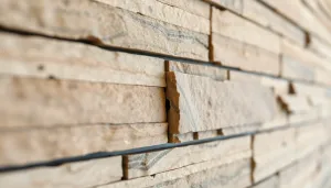 Montaż forniru kamiennego