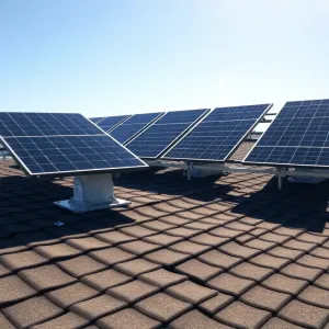 Montaż paneli fotowoltaicznych na dachu z papy