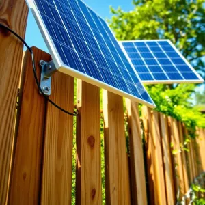 Montaż paneli fotowoltaicznych na płocie