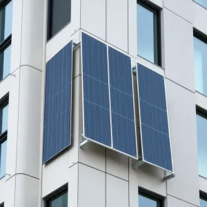 Montaż paneli fotowoltaicznych w pionie