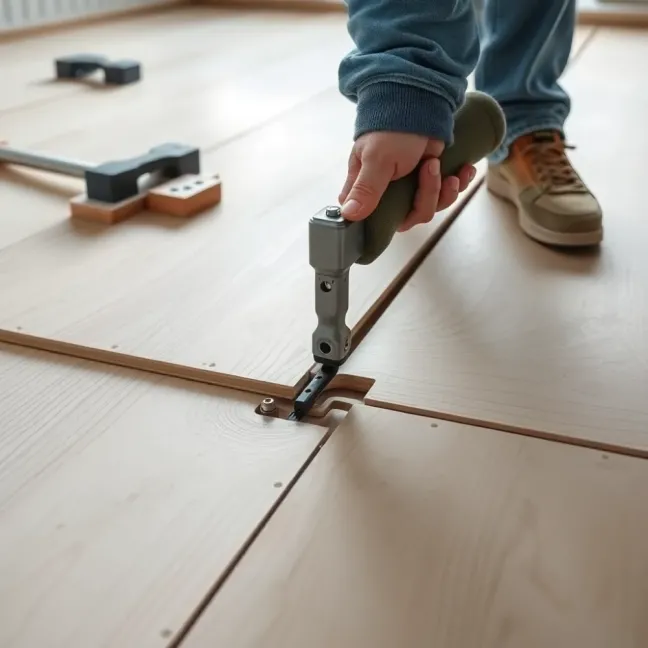 Montaż paneli podłogowych KNR