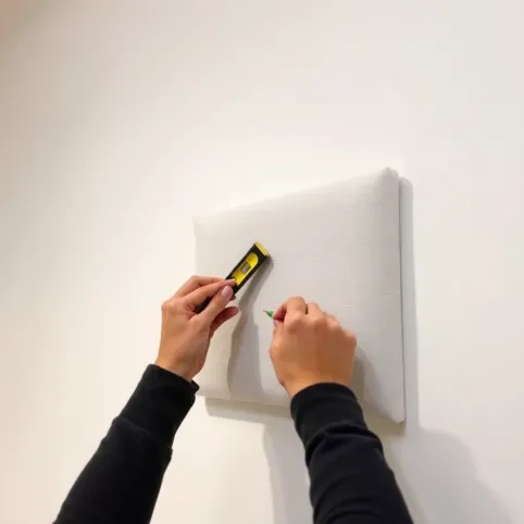 Montaż paneli tapicerowanych na ścianie