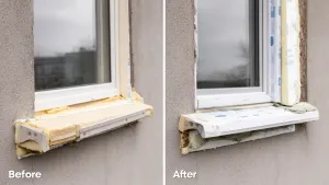 Montaż parapetów zewnętrznych przed czy po ociepleniu