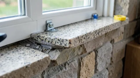 montaz parapetu kamiennego