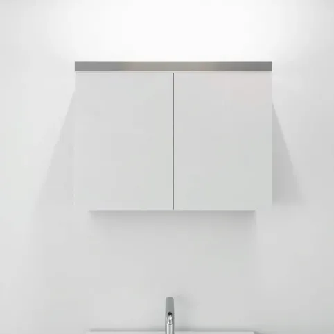 Montaż szafki łazienkowej wiszącej na listwie