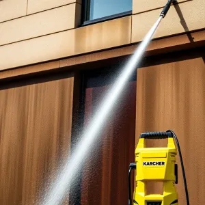 Mycie karcherem elewacji