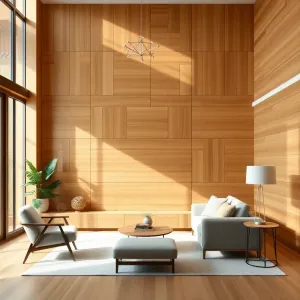 Nowoczesna Boazeria W Salonie