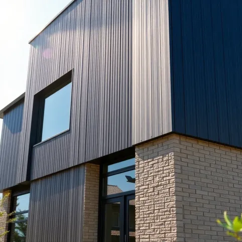 Nowoczesna elewacja z blachy