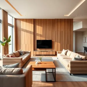 Nowoczesne meble fornirowane do salonu