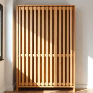 Nowoczesne szafy z lamelami