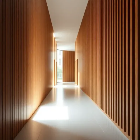 Nowoczesny przedpokój lamele