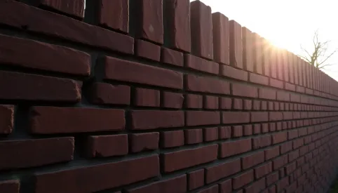 Ogrodzenia z klinkieru wzory