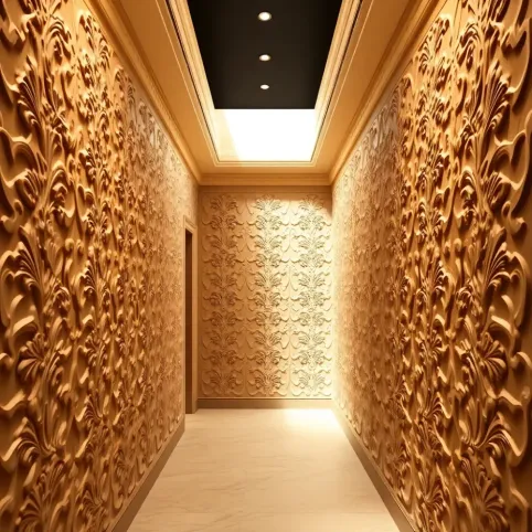 Ozdobny tynk do przedpokoju