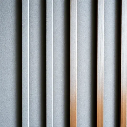 Panel lamelowy na filcu