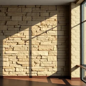 Panel ścienny z kamienia PU