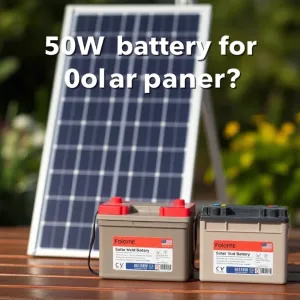 Panel słoneczny 50W jaki akumulator