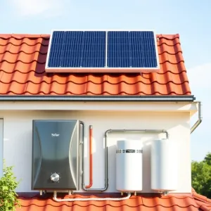 Panel solarny do grzania wody w bojlerze