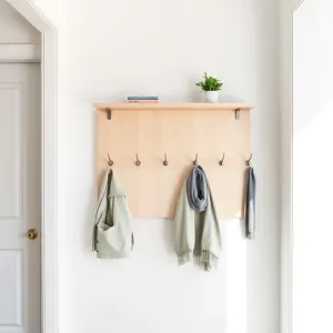 Panel z wieszakami do przedpokoju